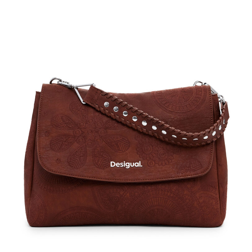 Дамска чанта Desigual 25SAXPA8 Кафяв цвят на ниска цена