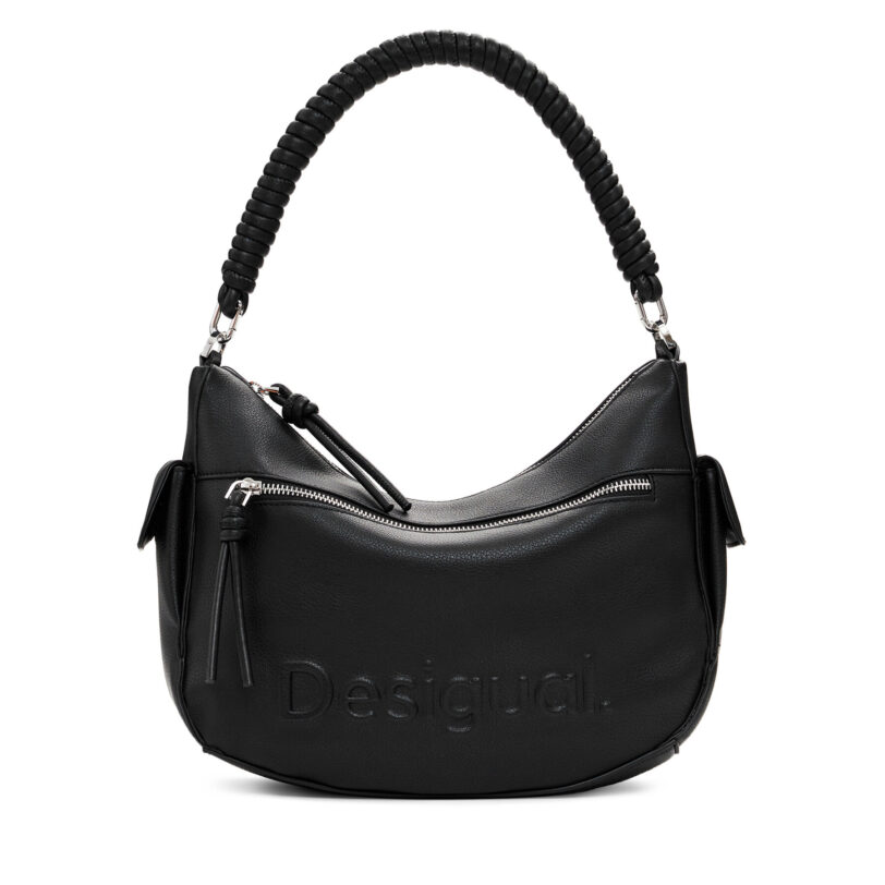 Дамска чанта Desigual 25SAXPBX Черен цвят на ниска цена