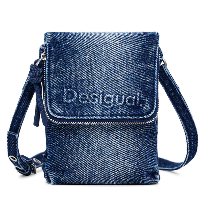 Дамска чанта Desigual 25SAYD03 Син цвят на ниска цена