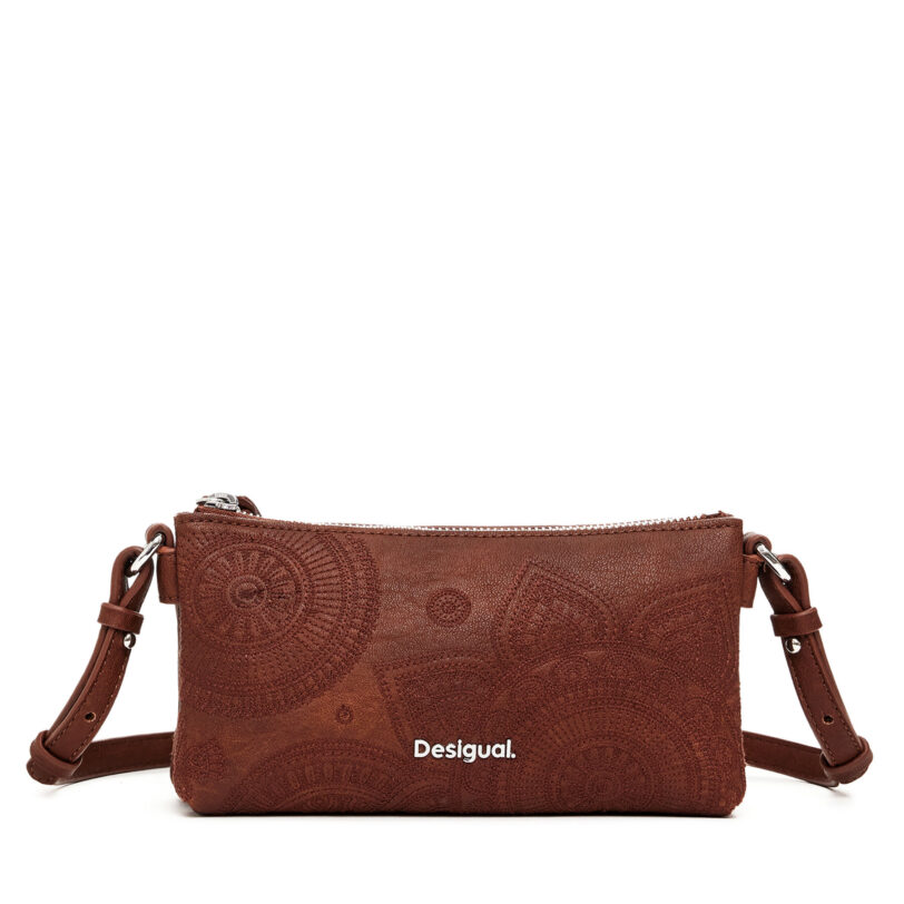 Дамска чанта Desigual 25SAYP02 Кафяв цвят на ниска цена