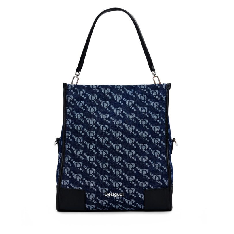Дамска чанта Desigual Arco Lovert 24WAXA38 Тъмносин цвят на ниска цена