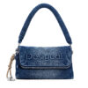 Дамска чанта Desigual Half Logo 25SAXD23 Син цвят на ниска цена