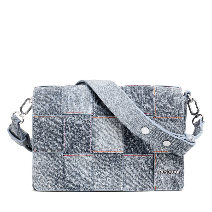 Дамска чанта Desigual Yoko 25SAXP47 Сив цвят на ниска цена