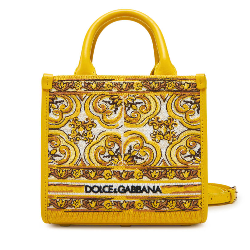 Дамска чанта Dolce&Gabbana BB7479 AW050 Жълт цвят на ниска цена