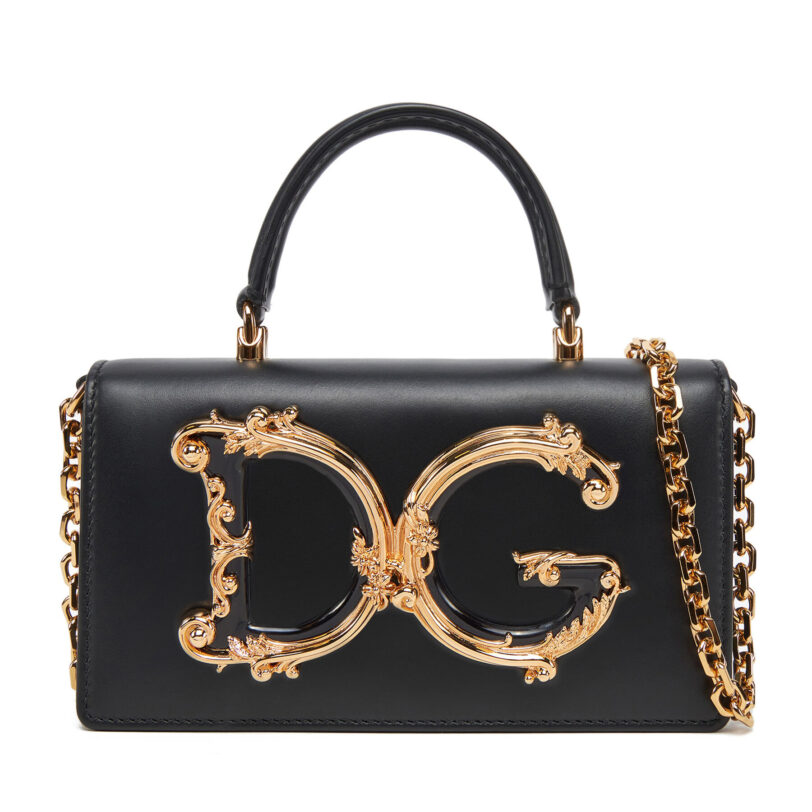 Дамска чанта Dolce&Gabbana BI3278 AQ507 Черен цвят на ниска цена