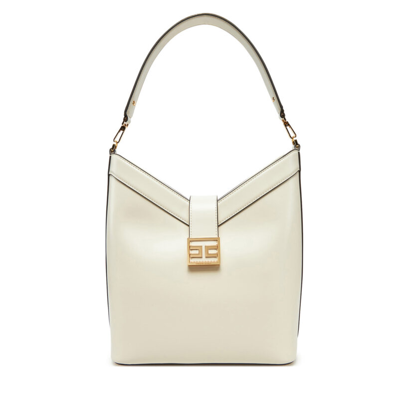Дамска чанта Elisabetta Franchi BS-19A-51E2-V400 Екрю цвят на ниска цена