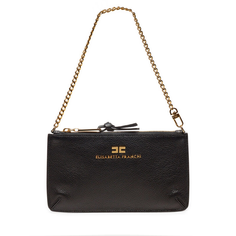 Дамска чанта Elisabetta Franchi BS-66N-47E2-V400 Черен цвят на ниска цена