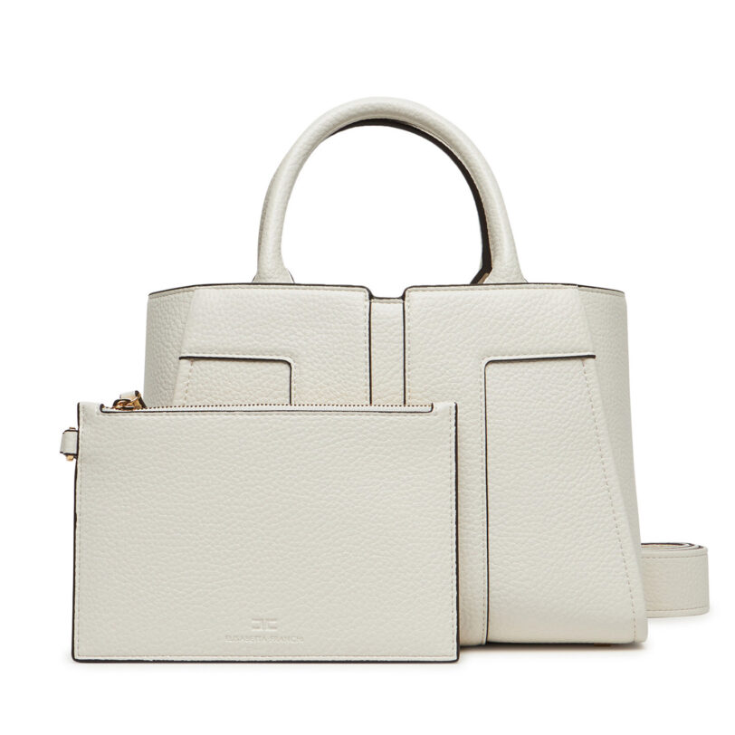 Дамска чанта Elisabetta Franchi BS05A51E2 Бял цвят на ниска цена