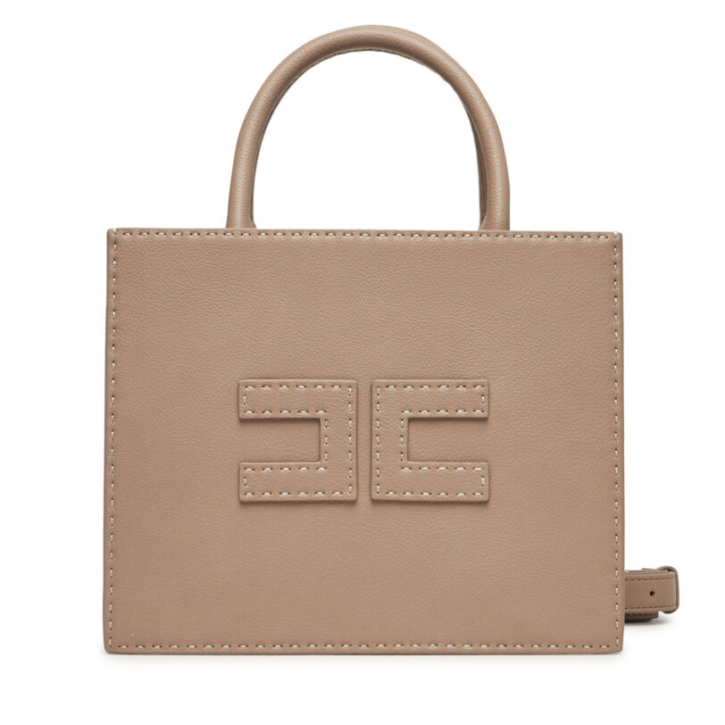 Дамска чанта Elisabetta Franchi BS08A51E2 Бежов цвят на ниска цена