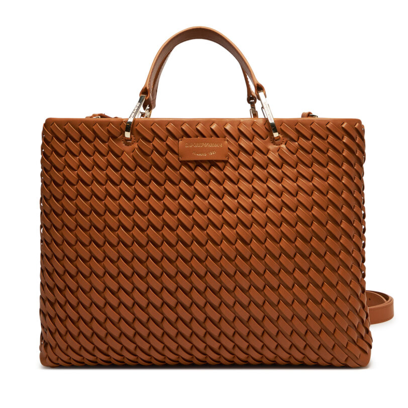 Дамска чанта Emporio Armani EW000360 AF12762 U6164 Кафяв цвят на ниска цена