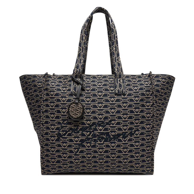 Дамска чанта Emporio Armani EW000561 AF12993 FB237 Тъмносин цвят на ниска цена