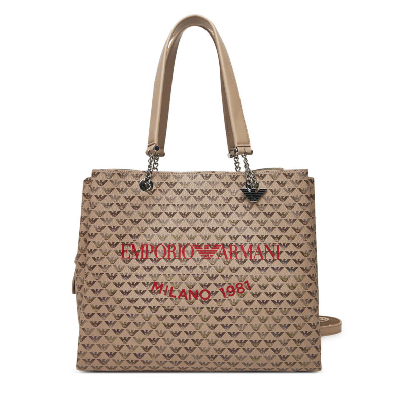 Дамска чанта Emporio Armani Y3D158 YWS0E F1075 Екрю цвят на ниска цена