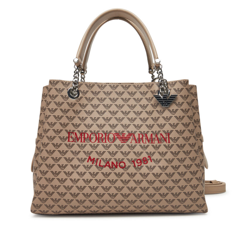 Дамска чанта Emporio Armani Y3D159 YWS0E F1075 Екрю цвят на ниска цена