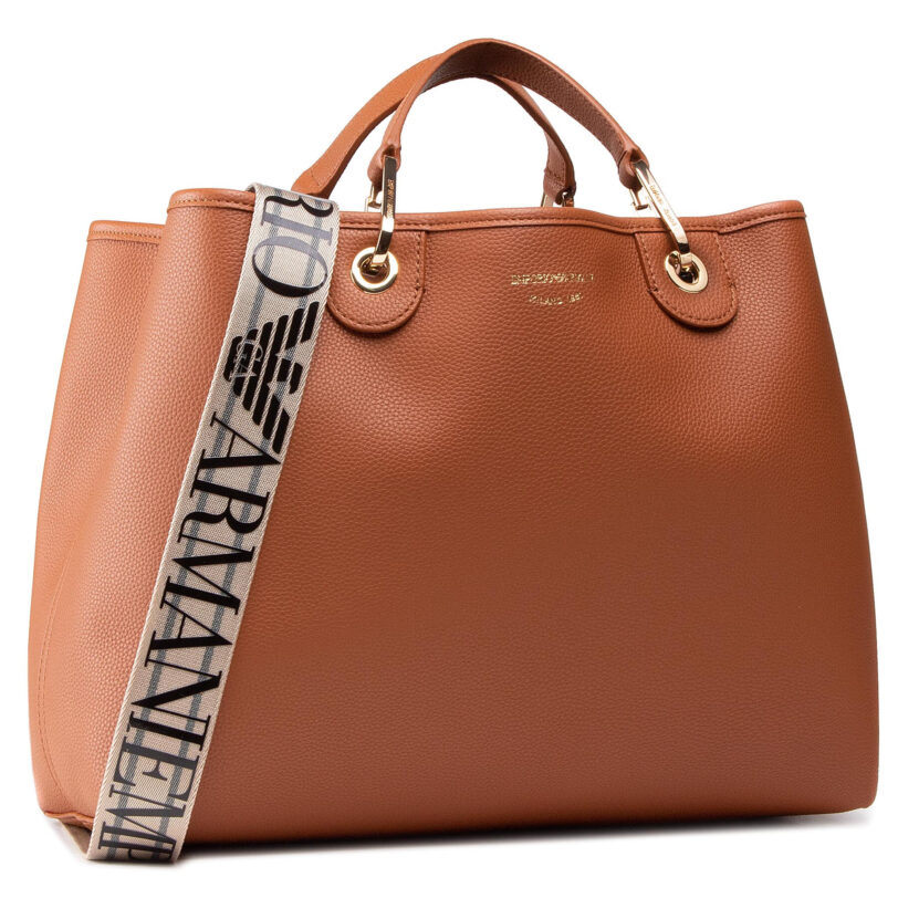 Дамска чанта Emporio Armani Y3D165 YFO5B 85550 Кафяв цвят на ниска цена