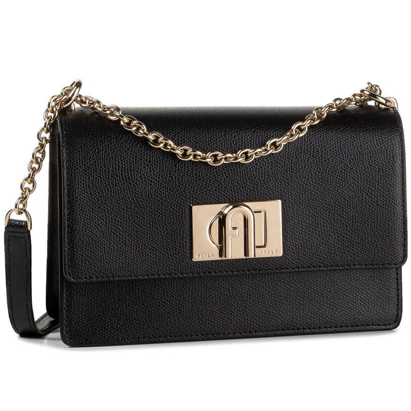 Дамска чанта Furla 1927 1064436 B BAFK ARE Черен цвят на ниска цена