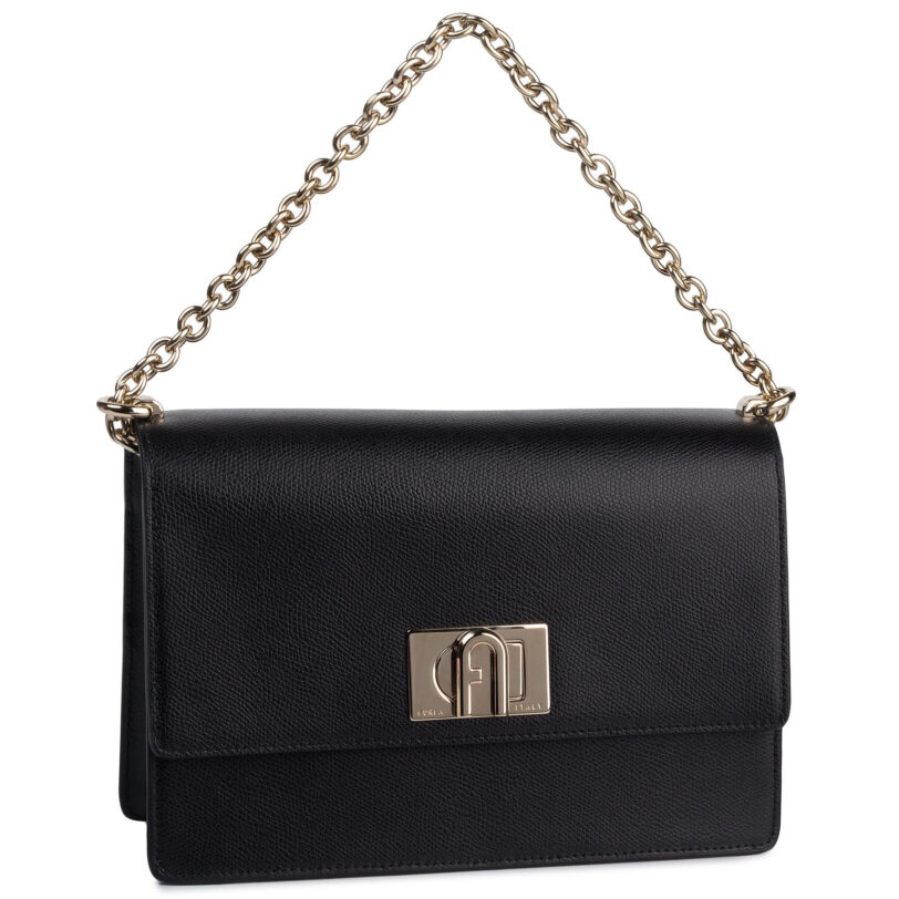 Дамска чанта Furla 1927 1064448 B BAFI ARE Черен цвят на ниска цена