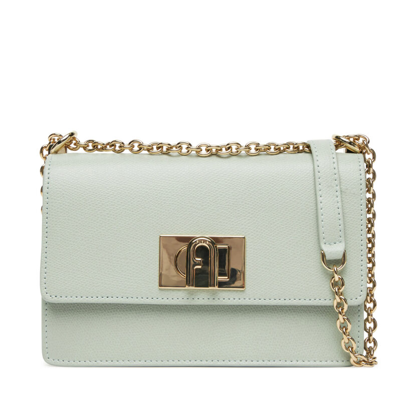 Дамска чанта Furla BAFKACO ARE000 RUG00 Светлосиньо цвят на ниска цена