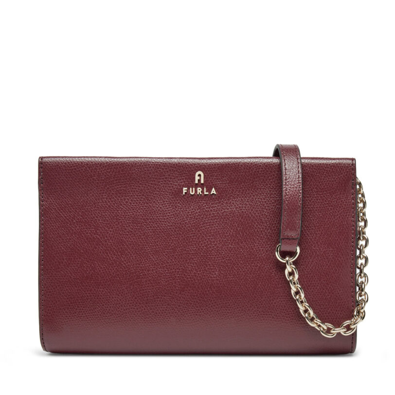 Дамска чанта Furla Camelia  WE00528 ARE000 26700 Бордо цвят на ниска цена