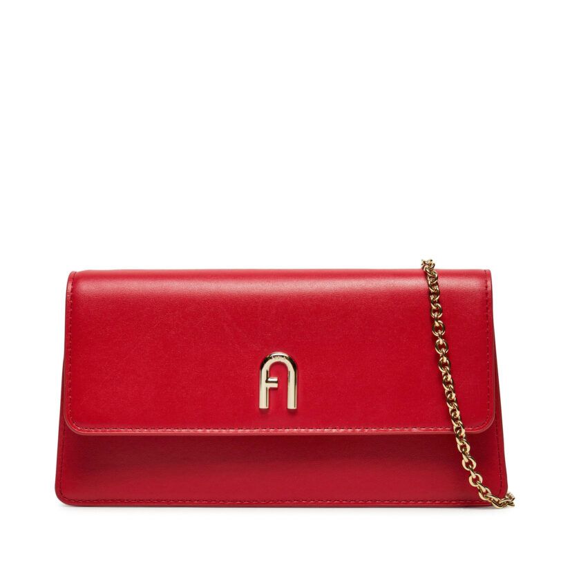 Дамска чанта Furla Diamante Mini Crossbody WE00568 AX0733 2673S Червен цвят на ниска цена