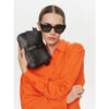Дамска чанта Furla Flow WB01032-BX2045-O6000-1020 Черен цвят на ниска цена