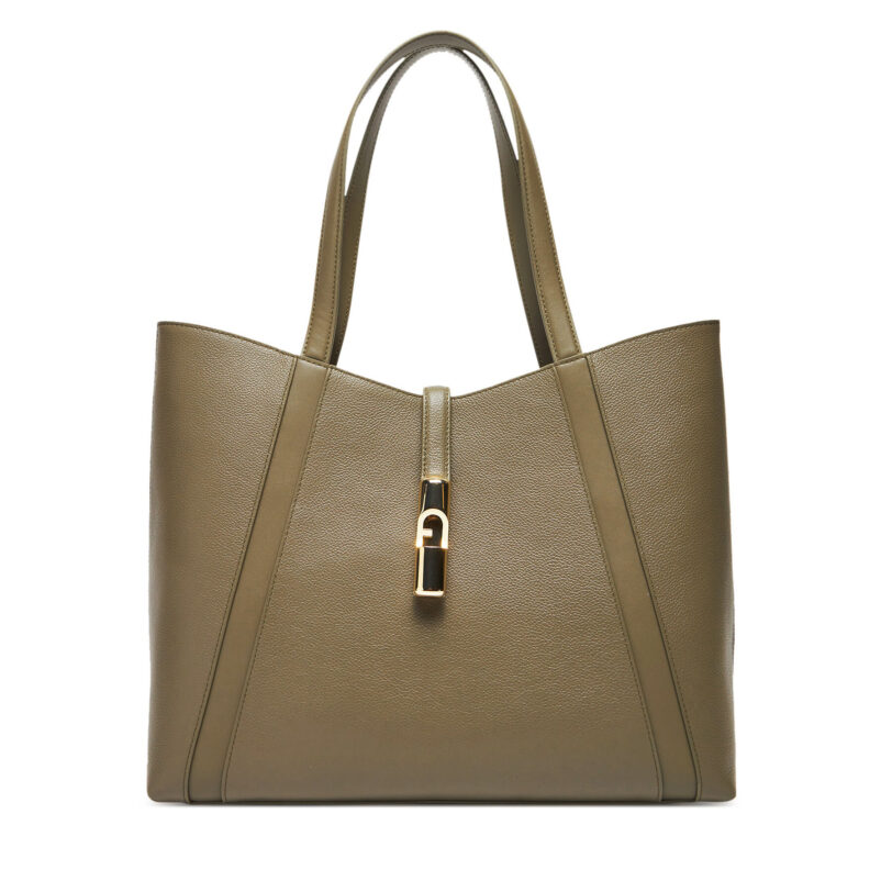 Дамска чанта Furla Goccia L  WB01788 BX3353 KH 2810S Зелен цвят на ниска цена