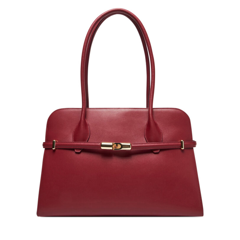 Дамска чанта Furla Goccia M WB01504 BX3104 CN CGQ00 Бордо цвят на ниска цена
