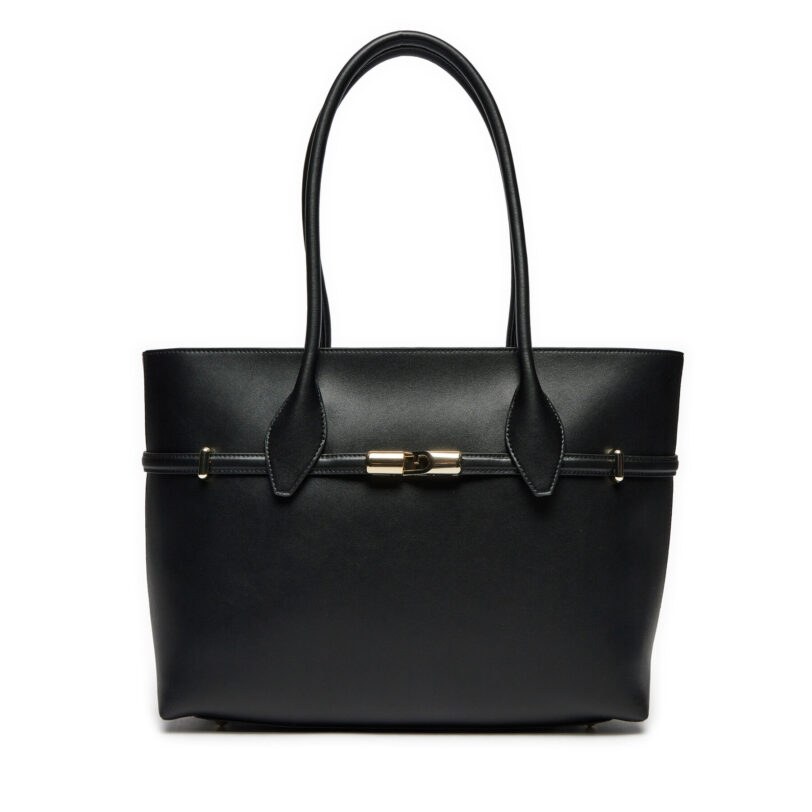 Дамска чанта Furla Goccia Nera WB01497 BX3104 O6000 Черен цвят на ниска цена