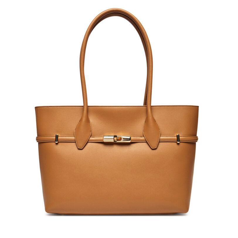 Дамска чанта Furla Goccia Nera WB01497 BX3104 RY000 Кафяв цвят на ниска цена