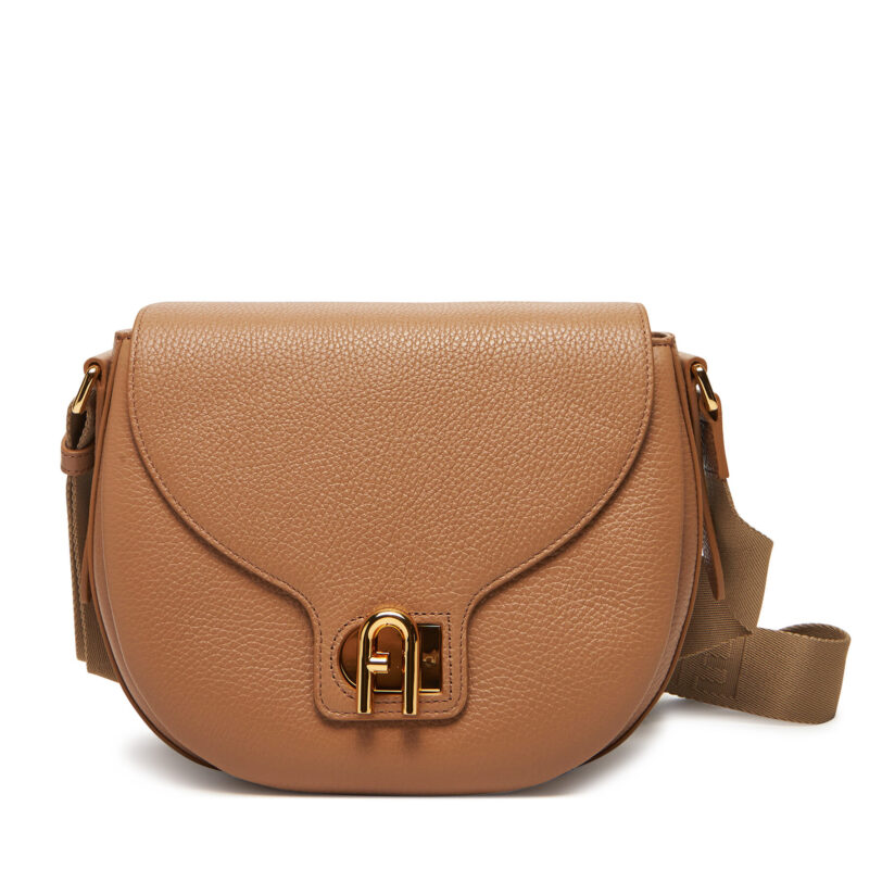 Дамска чанта Furla Lotus S WB01605 BX0356 CN 4275S Кафяв цвят на ниска цена