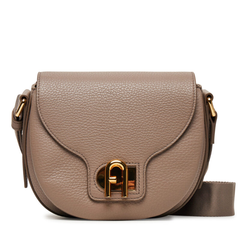 Дамска чанта Furla Lotus WB01491 BX0356 3763S Сив цвят на ниска цена