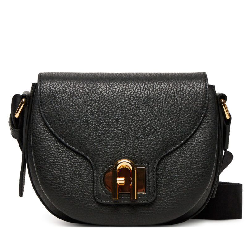 Дамска чанта Furla Lotus WB01491 BX3916 N9800 Черен цвят на ниска цена
