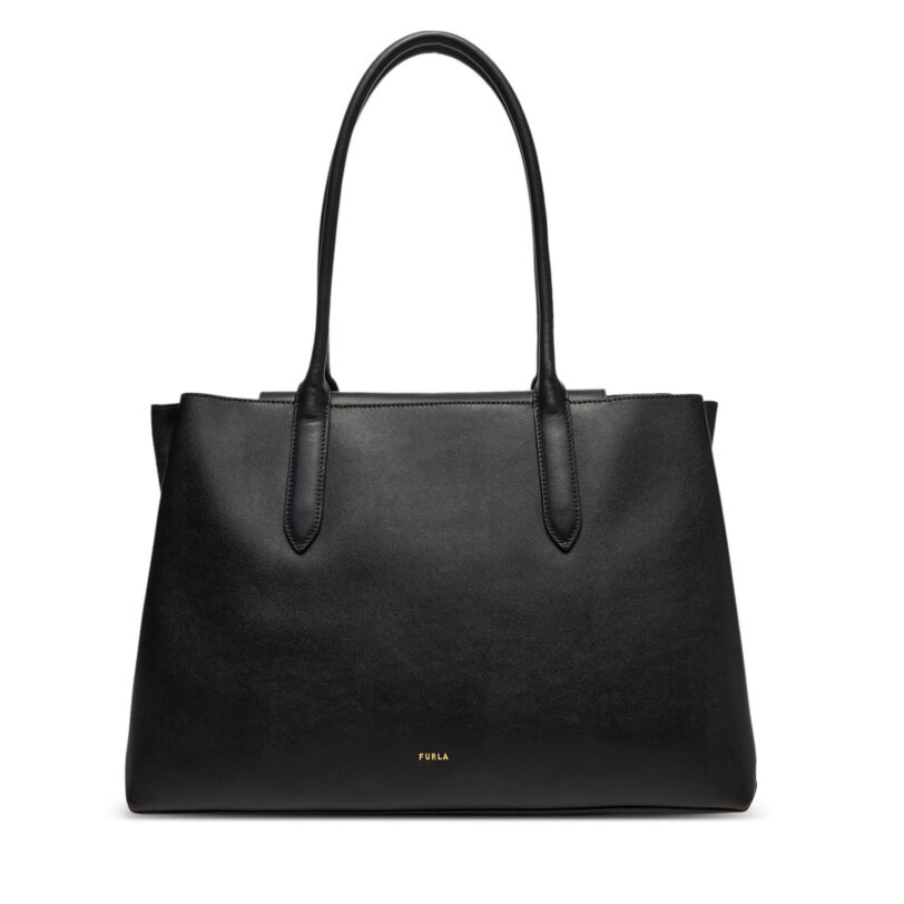 Дамска чанта Furla Meridiana L WB01530 BX3169 3924S Черен цвят на ниска цена