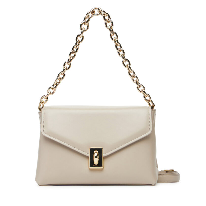 Дамска чанта Furla Meridiana WB01448 BX3227 VAN00 Бежов цвят на ниска цена