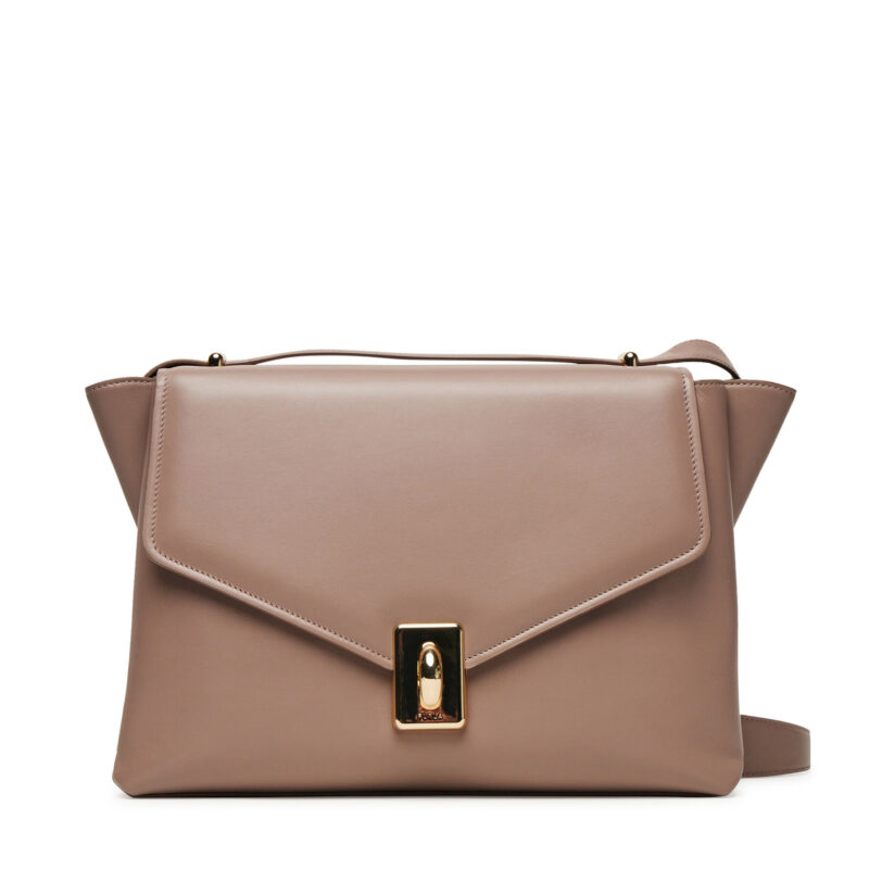 Дамска чанта Furla Meridiana WB01516 BX3227 MA200 Кафяв цвят на ниска цена