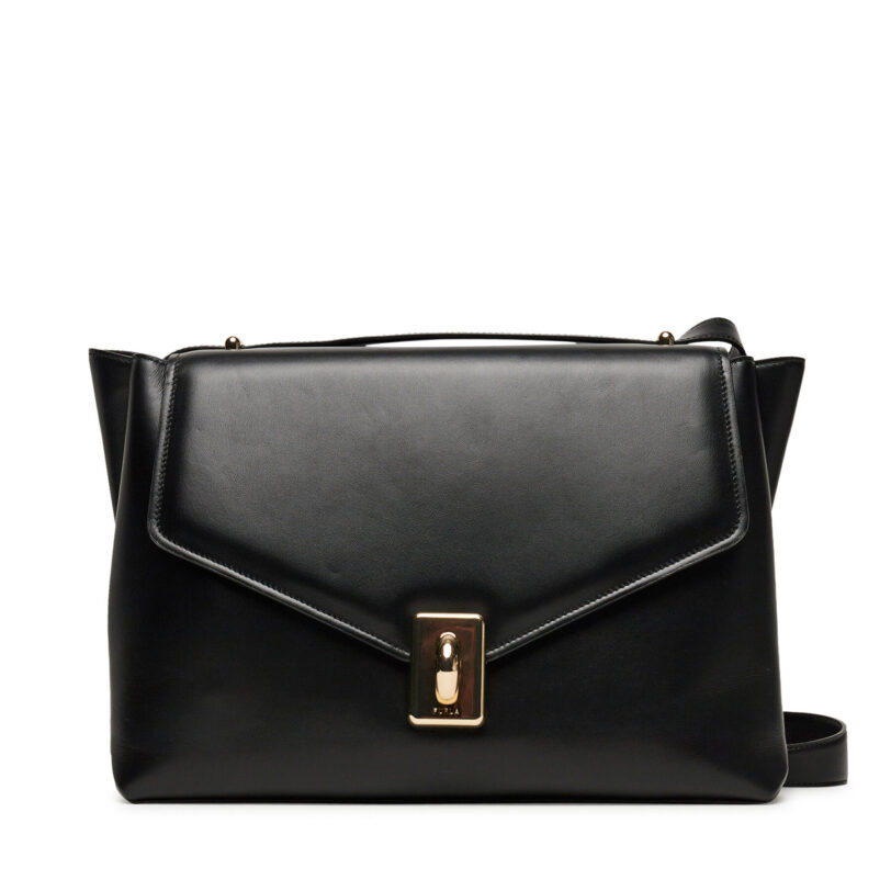 Дамска чанта Furla Meridiana WB01516 BX3227 O6000 Черен цвят на ниска цена