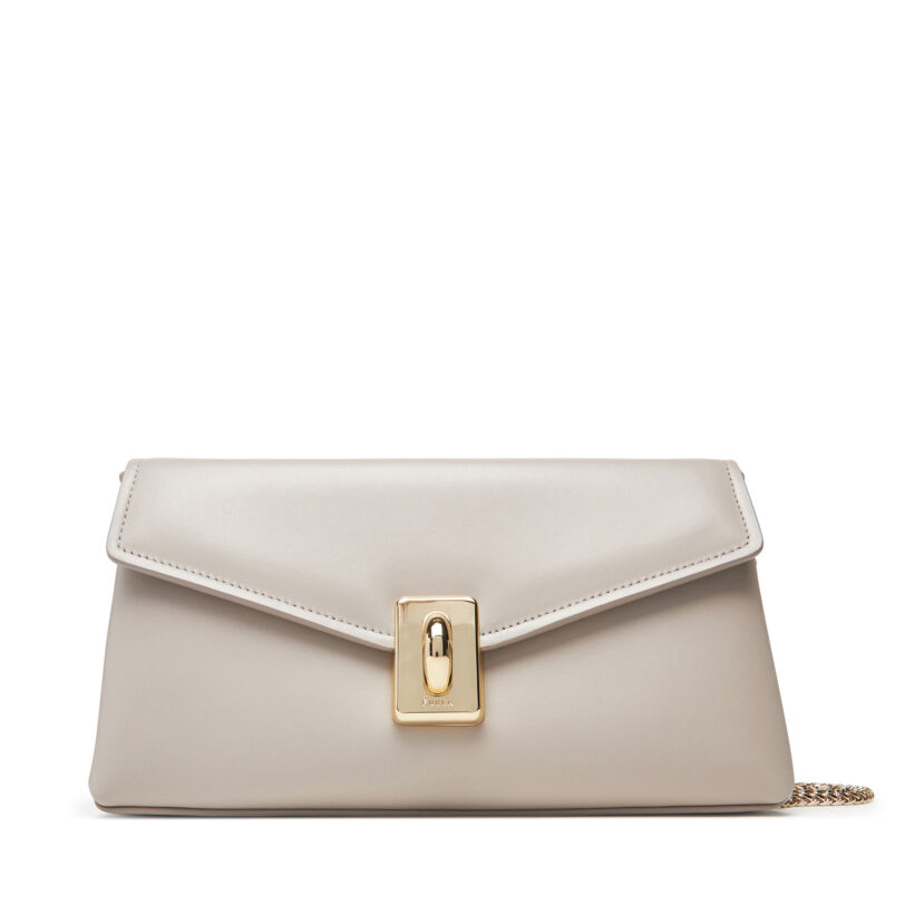 Дамска чанта Furla Meridiana WB01517 BX3227 VAN00 Бежов цвят на ниска цена