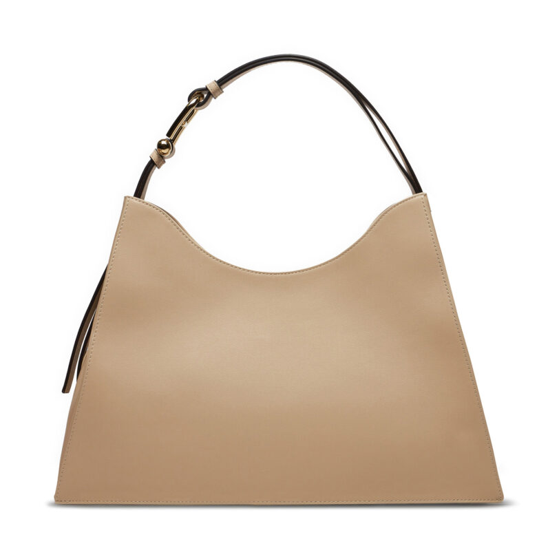 Дамска чанта Furla Nuvola L Hobo WB01246 BX2045 8E000 Бежов цвят на ниска цена