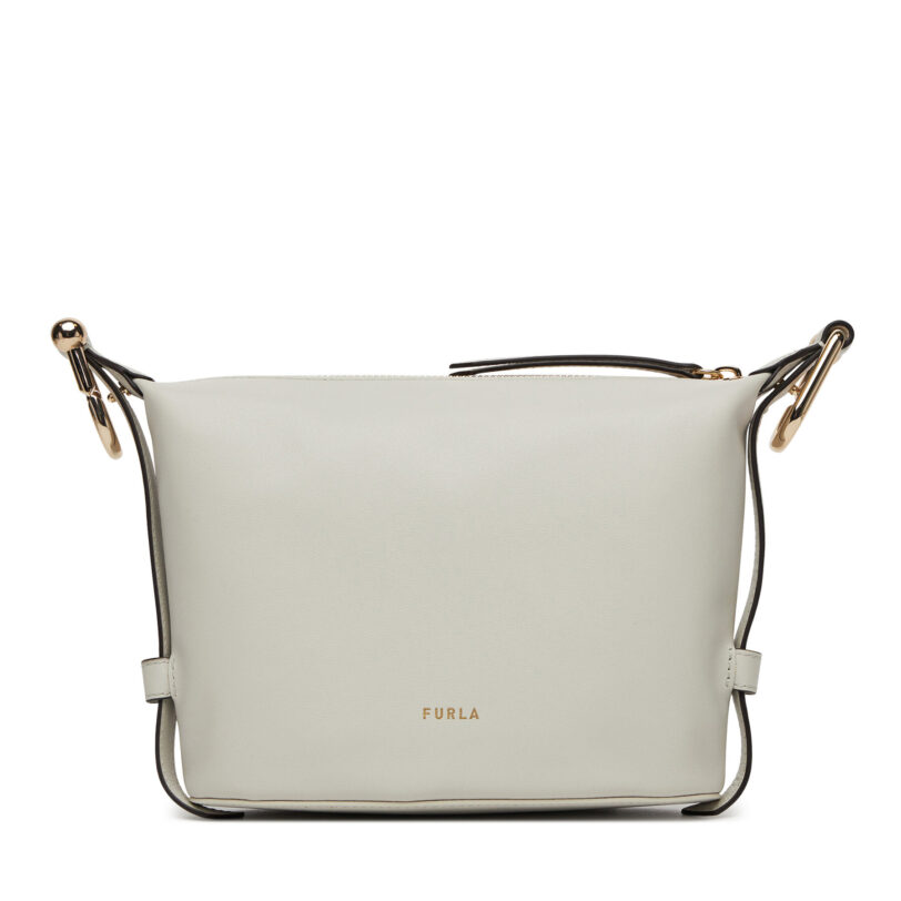 Дамска чанта Furla Nuvola Mini WE00725 BX2045 1704S Бял цвят на ниска цена