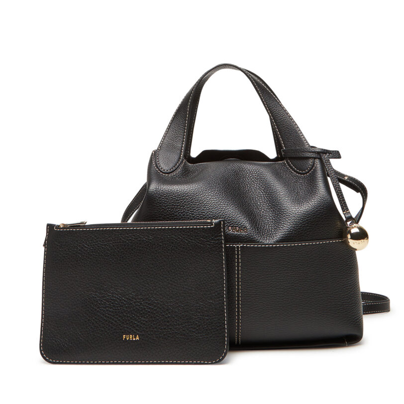 Дамска чанта Furla Primrose M WB01707 HSF000 CN O6000 Черен цвят на ниска цена