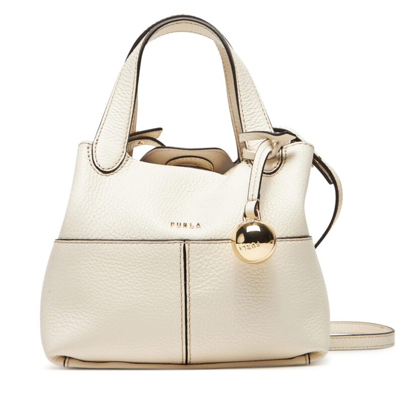 Дамска чанта Furla Primrose WB01825 HSF000 CN PNN00 Екрю цвят на ниска цена