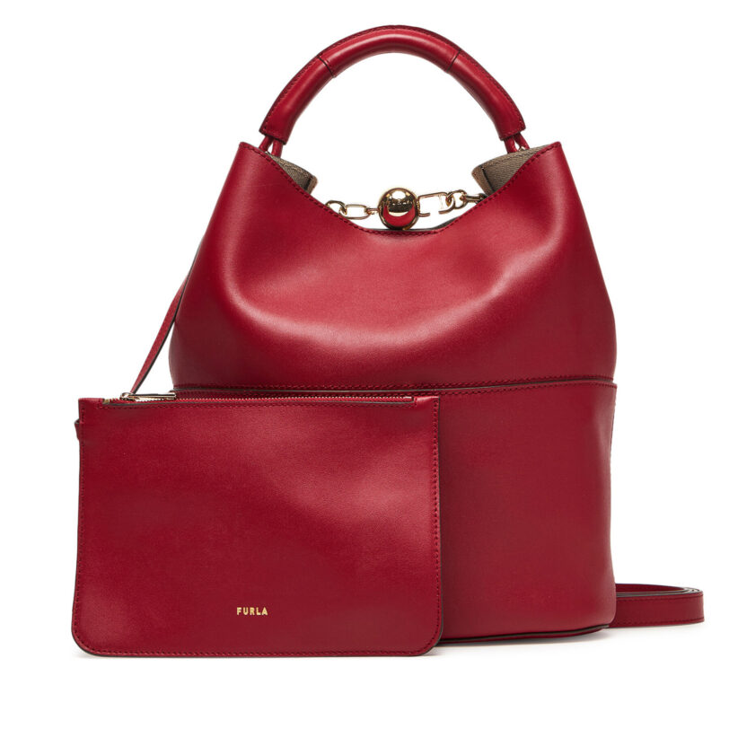 Дамска чанта Furla Sfera S WB01679 BX3169 BG 4078S Екрю цвят на ниска цена