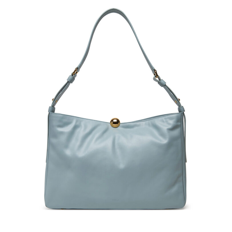 Дамска чанта Furla Sfera Soft L WB01365 BX3168 IT 3963S Светлосиньо цвят на ниска цена