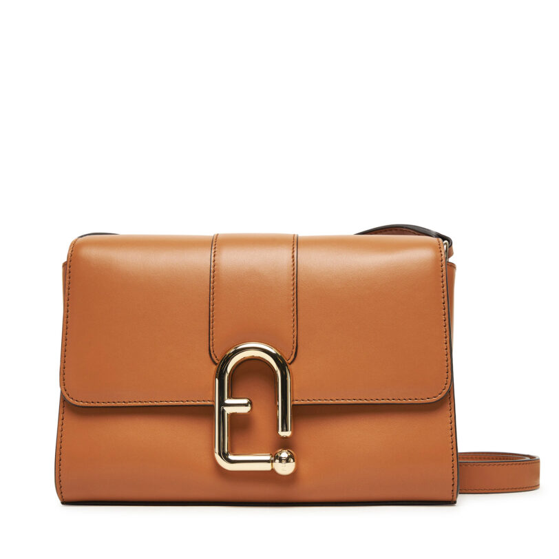 Дамска чанта Furla Urban WB01683 BX3346 IT RY000 Кафяв цвят на ниска цена