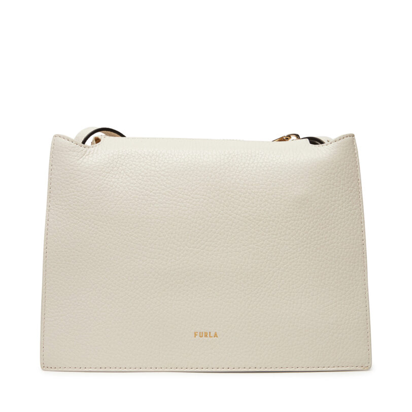 Дамска чанта Furla WB01275 HSF000 PNN00 Екрю цвят на ниска цена