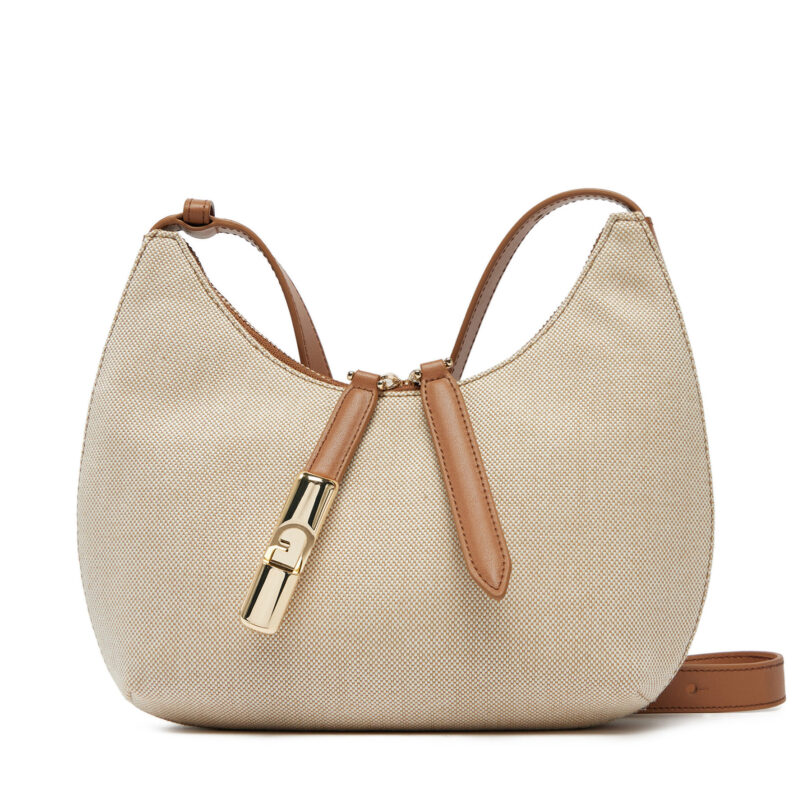 Дамска чанта Furla WB01634 BX3542 3331S Бежов цвят на ниска цена