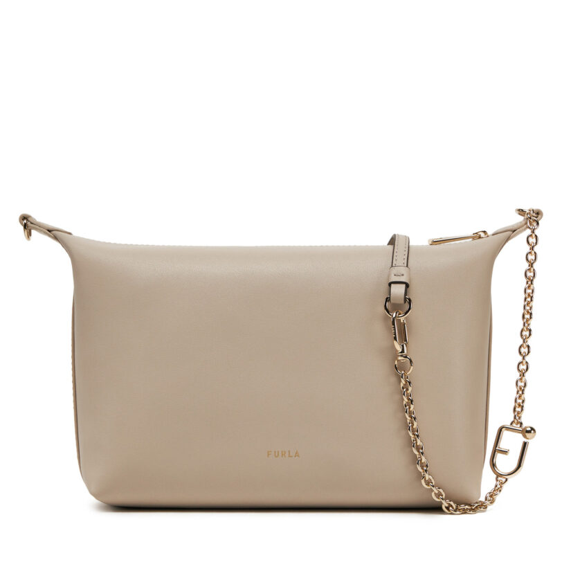 Дамска чанта Furla WE00662 BX3104 VAN00 Бежов цвят на ниска цена