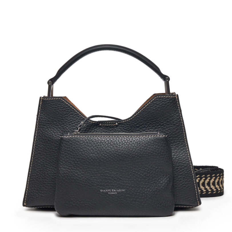 Дамска чанта Gianni Chiarini Aurora BS 10565 RNGDBL-NAETN Черен цвят на ниска цена