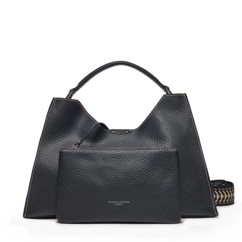 Дамска чанта Gianni Chiarini Aurora BS 10566 RNGDBL-NAETN Черен цвят на ниска цена