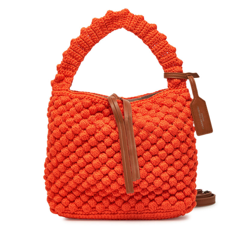 Дамска чанта Gianni Chiarini Bella BS 11576 TRCBBL Коралов цвят на ниска цена
