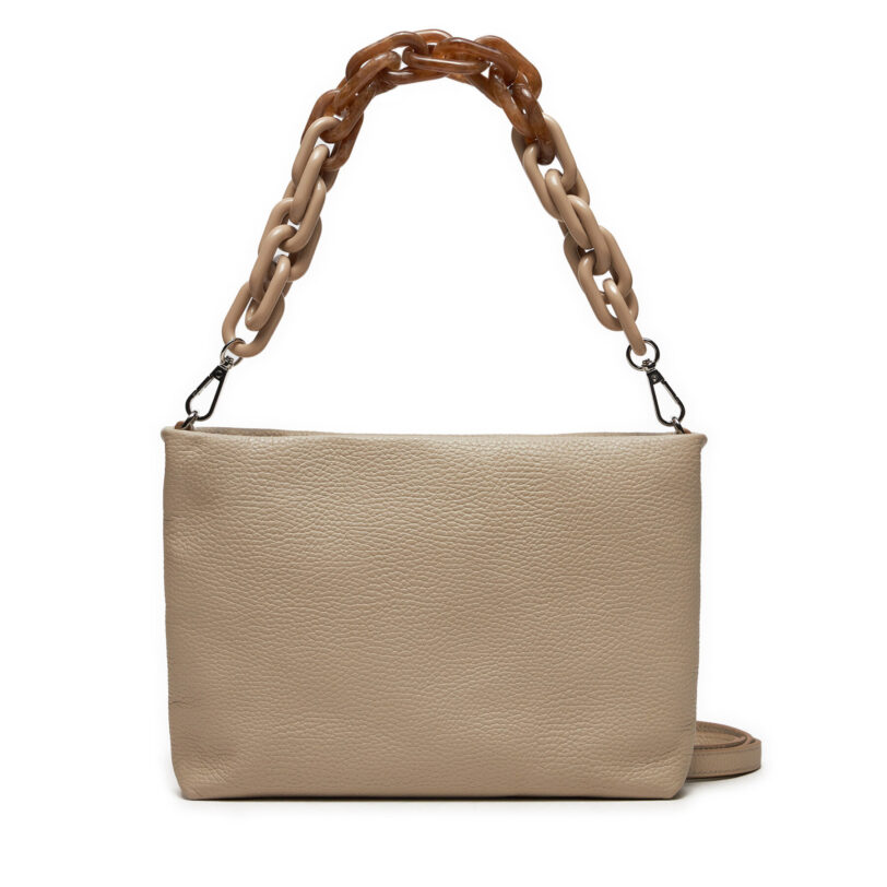 Дамска чанта Gianni Chiarini Brenda BS 8265/COMM GRN Бежов цвят на ниска цена